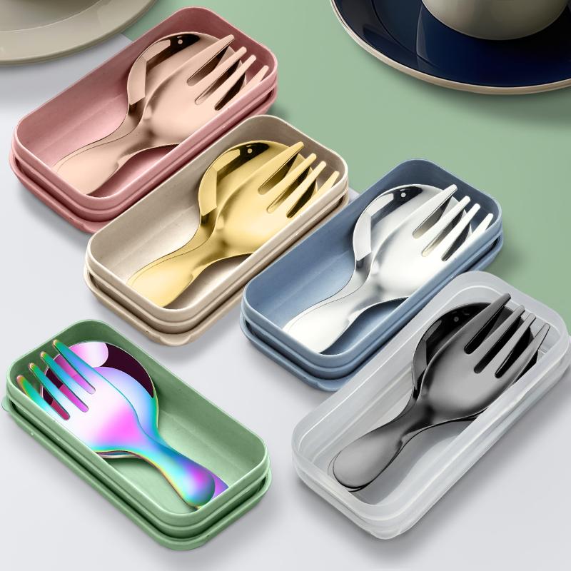 Stainless Steel Tableware Set  - مراجعة Stainless Lunch Box وسعره