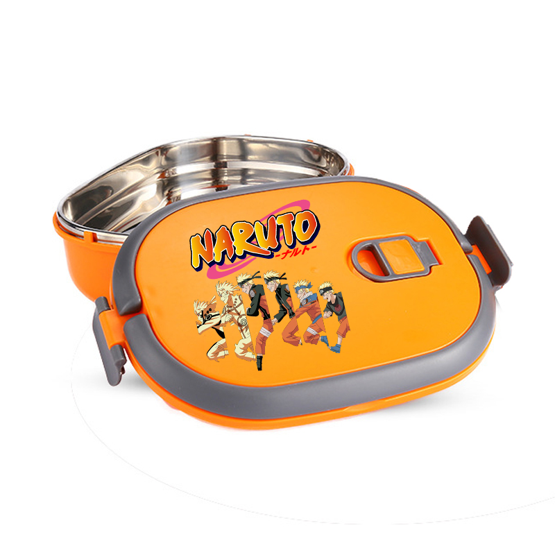 Anime Naruto Boy Lunch Boxes M - مراجعة Food Storage Box Stainless Steel وسعره