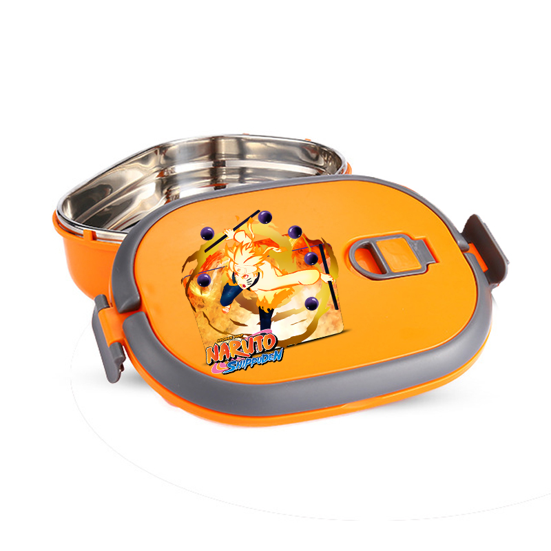 Anime Naruto Boy Lunch Boxes M - مراجعة Food Storage Box Stainless Steel وسعره