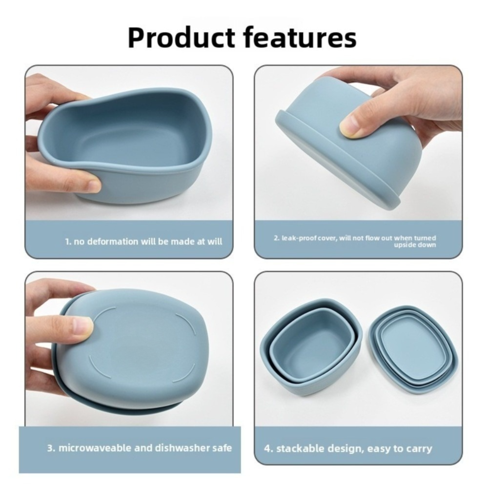 New Food Grade Silicone Lunch  - مراجعة Food Storage Quart وسعره
