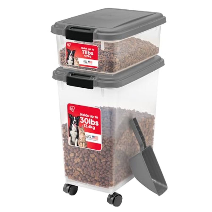30 lbs and 11 lbs Combo Airtig - مراجعة Food Storage With Wheels وسعره