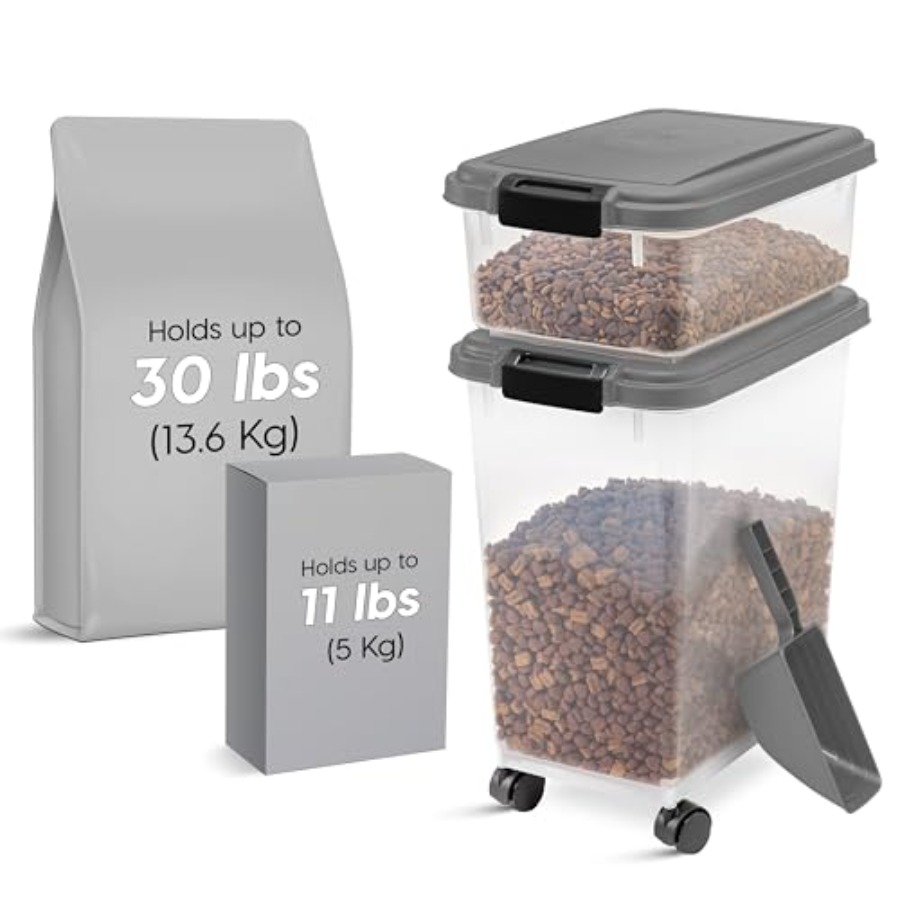 30 lbs and 11 lbs Combo Airtig - مراجعة Food Storage With Wheels وسعره