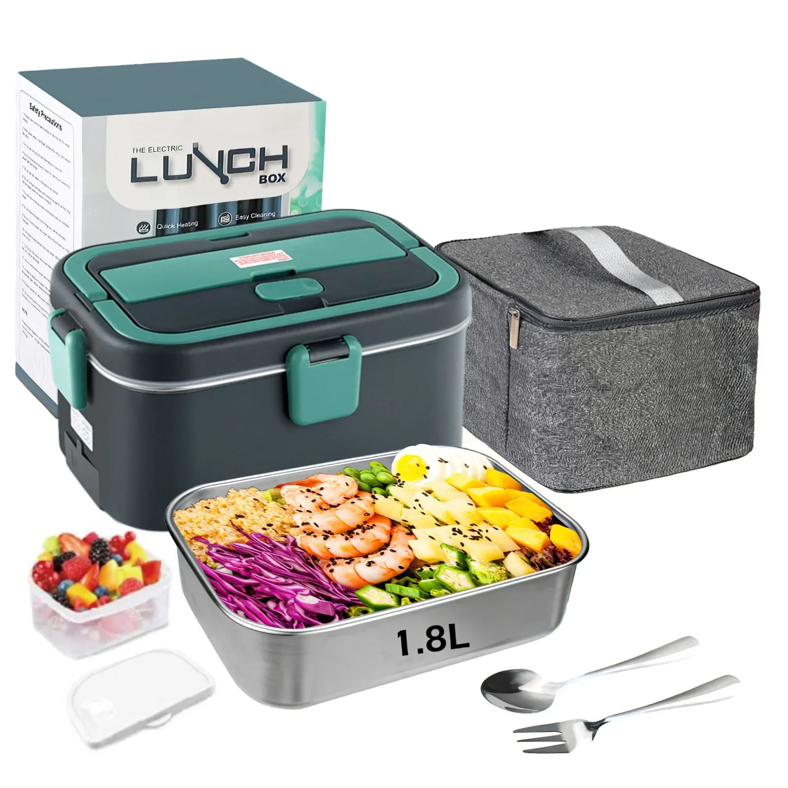 Electric Lunch Box Food Warmer - مراجعة Portable Food Warmer وسعره