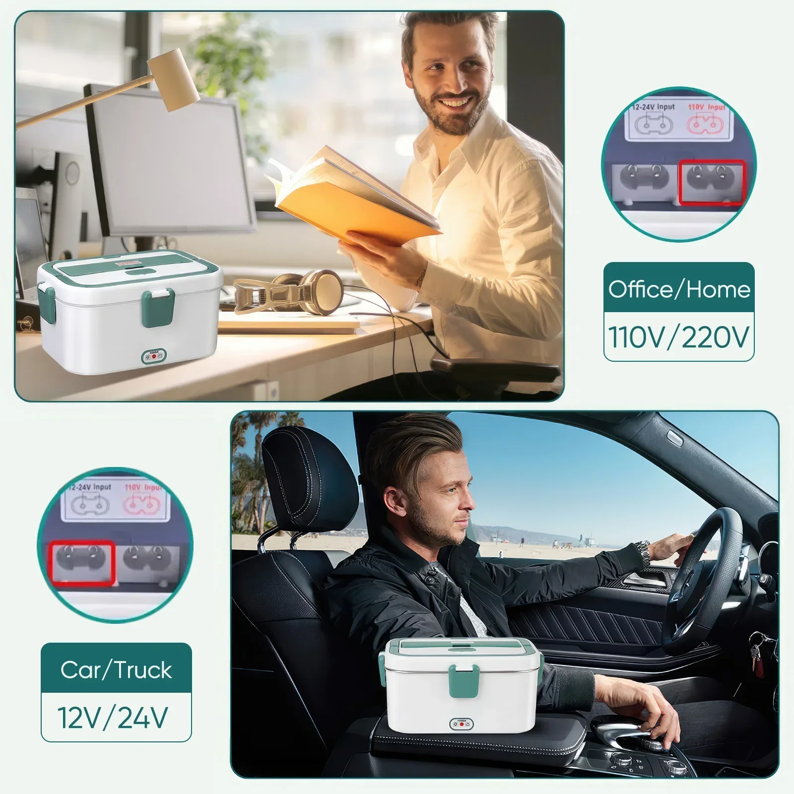 Electric Lunch Box Food Warmer - مراجعة Portable Food Warmer وسعره