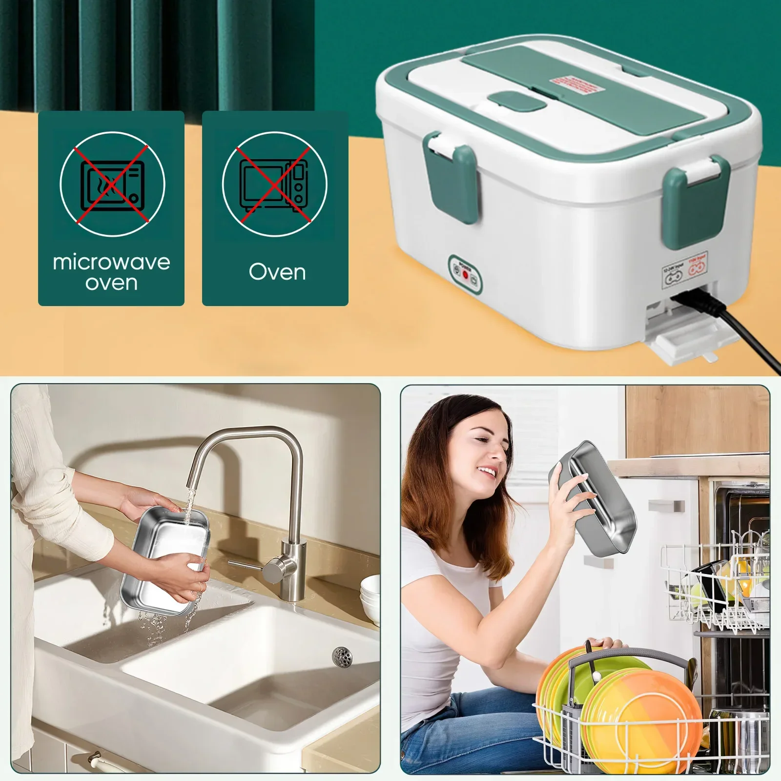 Electric Lunch Box Food Warmer - مراجعة Portable Food Warmer وسعره