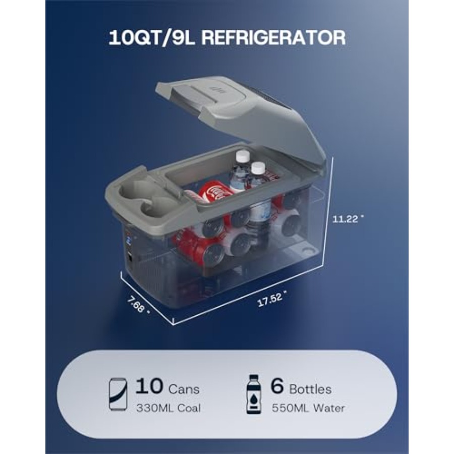 Electric Cooler Warmer 10QT 9L - مراجعة Portable Food Warmer وسعره