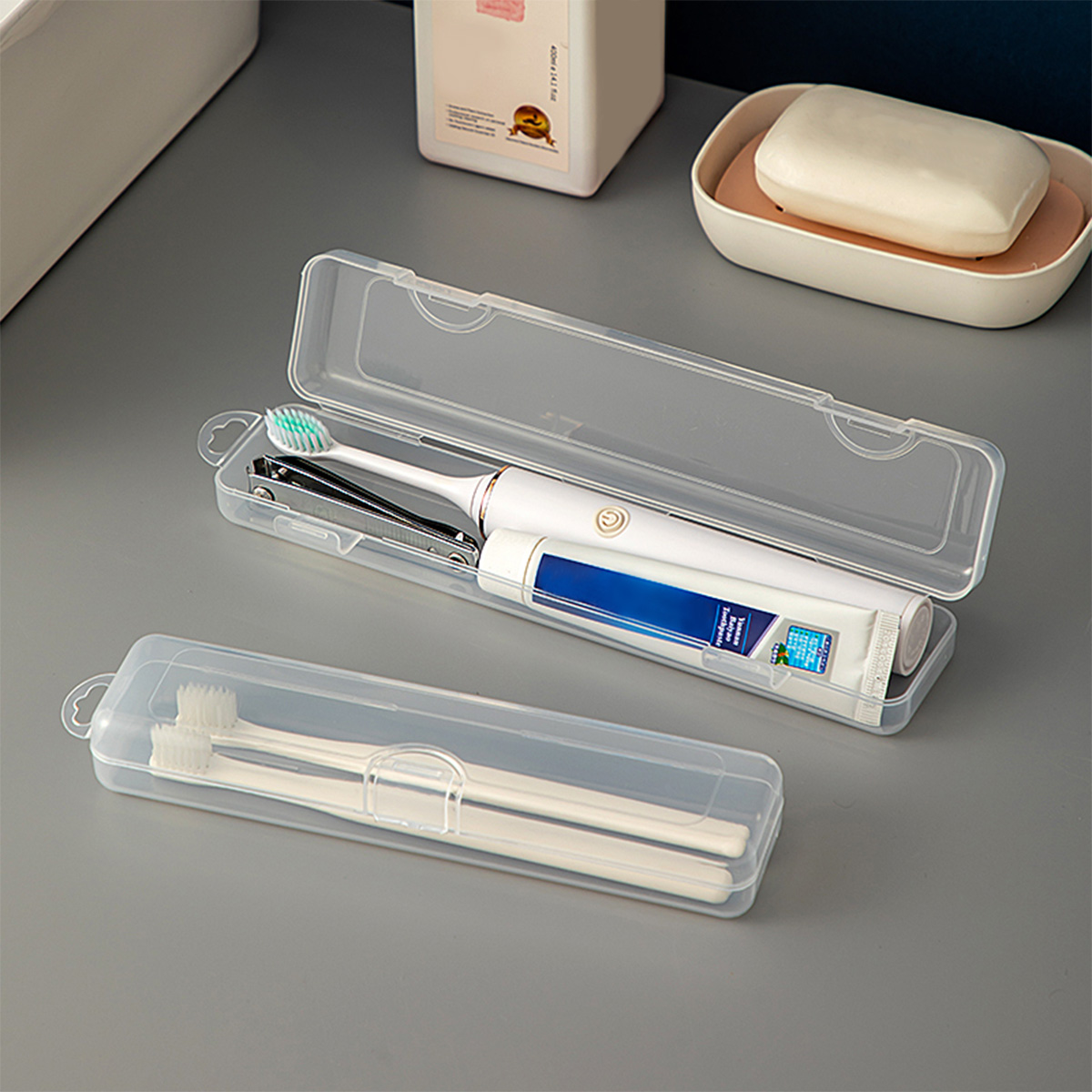 WORTHBUY Toothbrush Box Transp - مراجعة Food Storage Quart وسعره