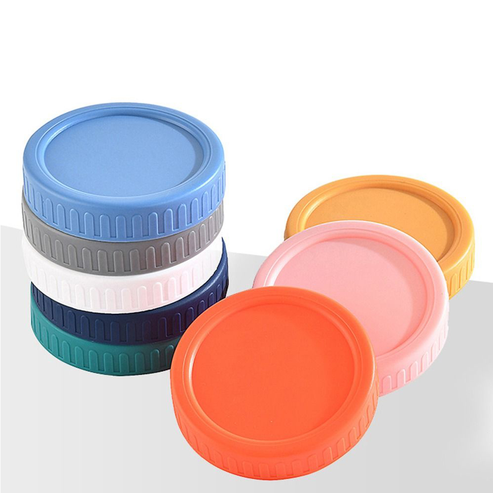 1pc 70mm/86mm Reusable Plastic - مراجعة Mason Jar Wide Mouth وسعره