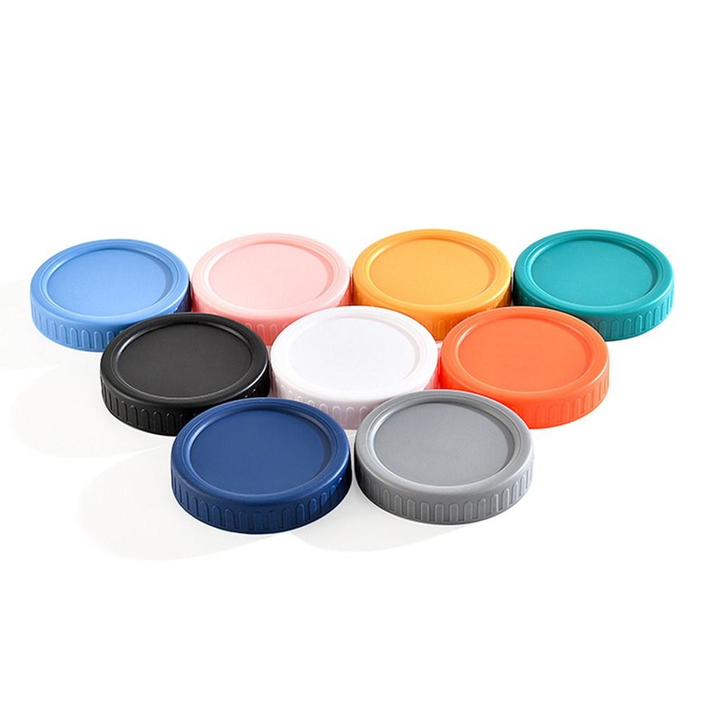 1pc 70mm/86mm Reusable Plastic - مراجعة Mason Jar Wide Mouth وسعره