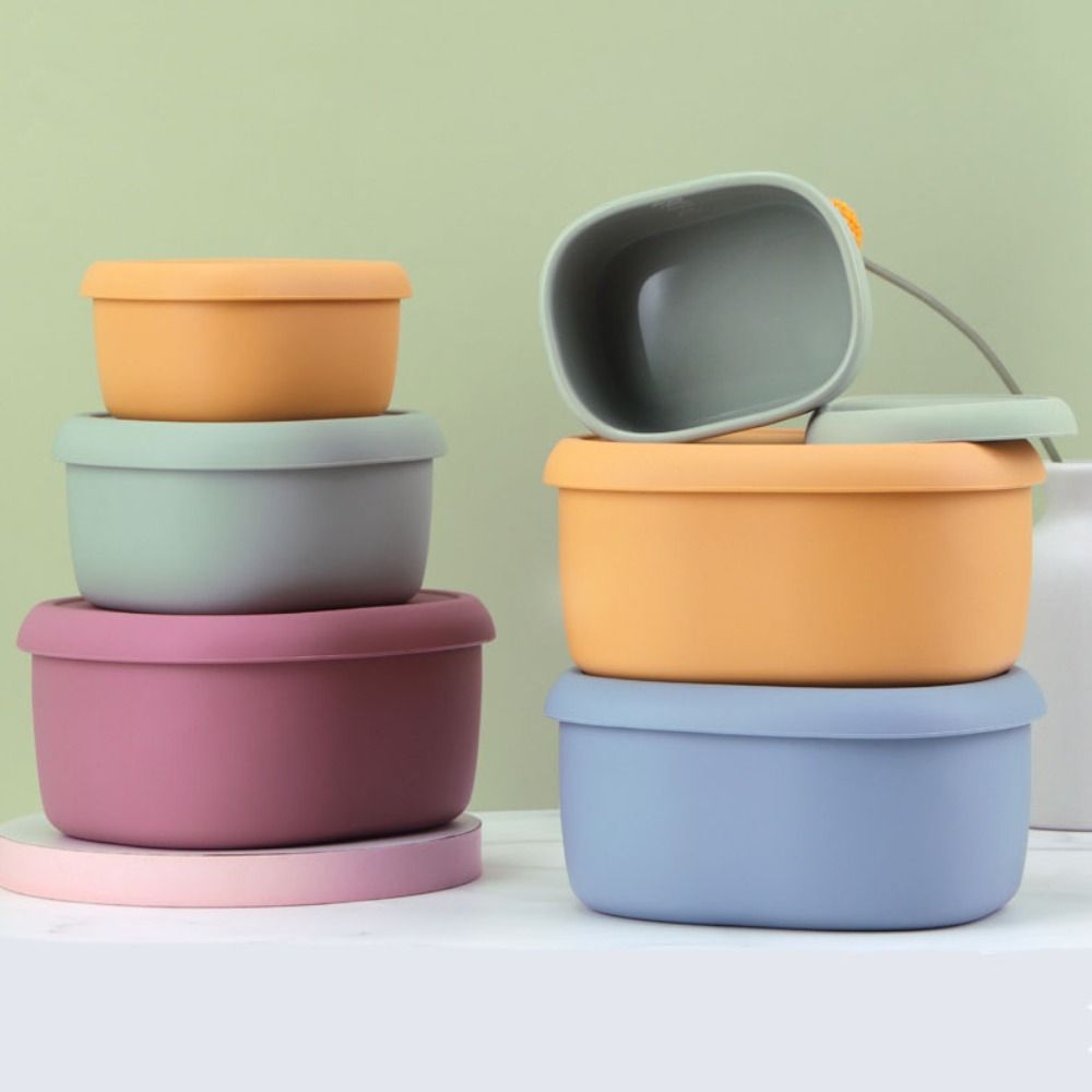 Reusable With Lid Silicone Lun - مراجعة Food Storage Quart وسعره