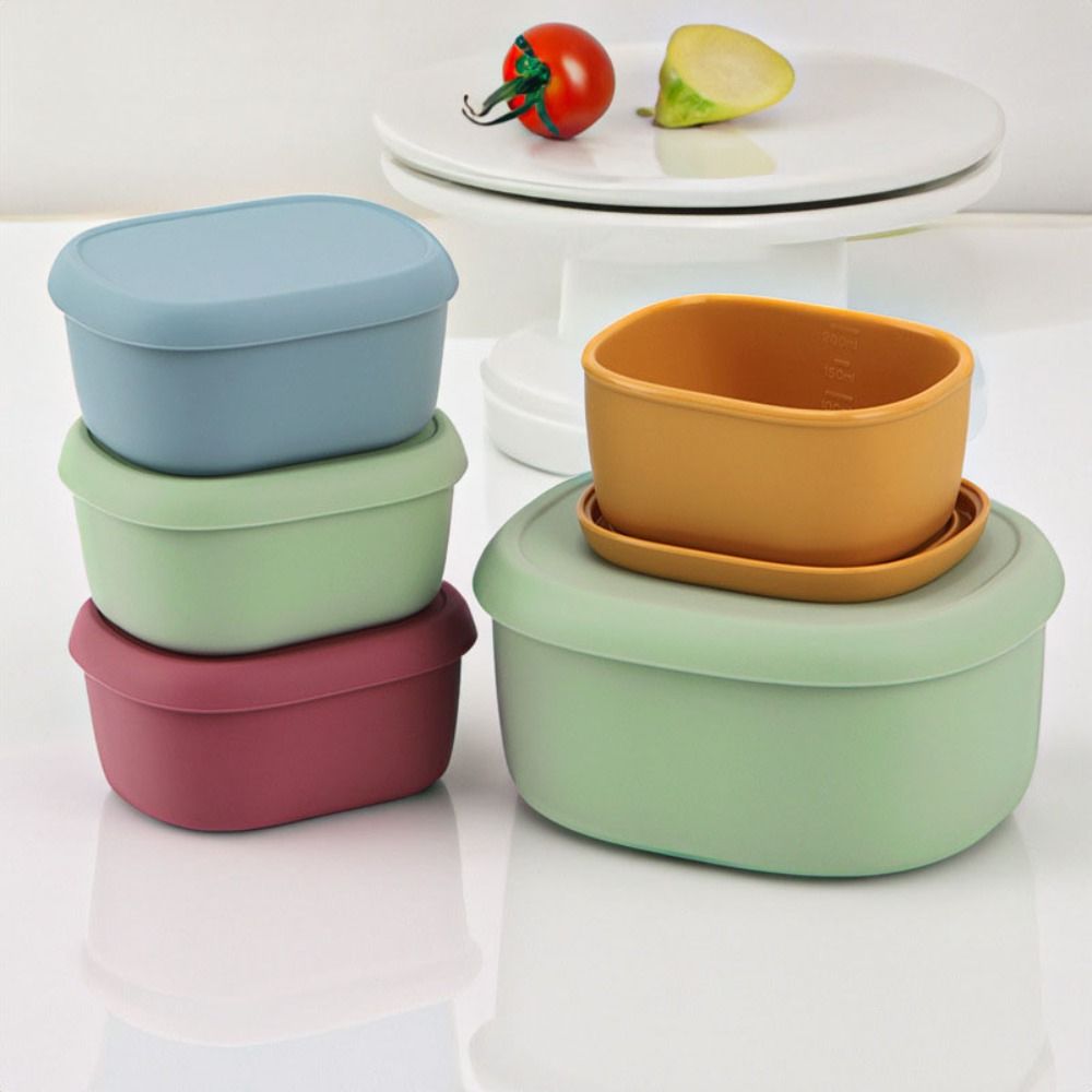 Reusable With Lid Silicone Lun - مراجعة Food Storage Quart وسعره