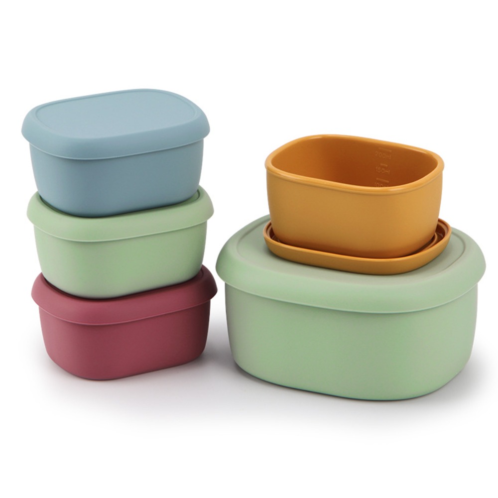 Reusable With Lid Silicone Lun - مراجعة Food Storage Quart وسعره