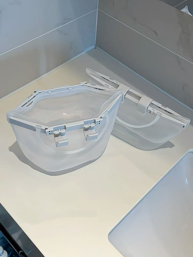 Food ade Silicone Storage Box  - مراجعة Food Storage Silicone Bags وسعره