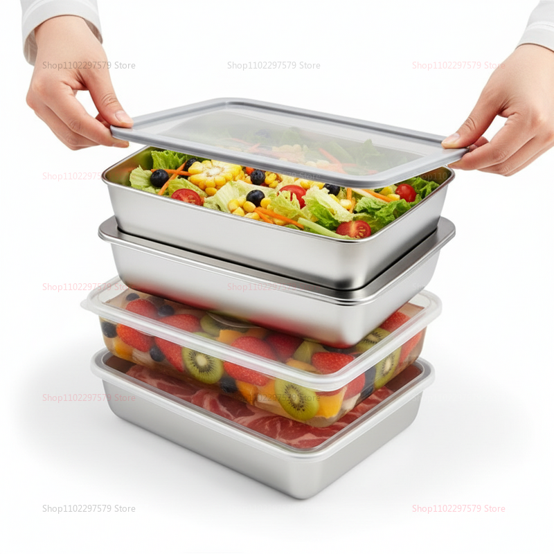Plate Stainless Steel Food Con - مراجعة Food Storage Box Stainless Steel وسعره