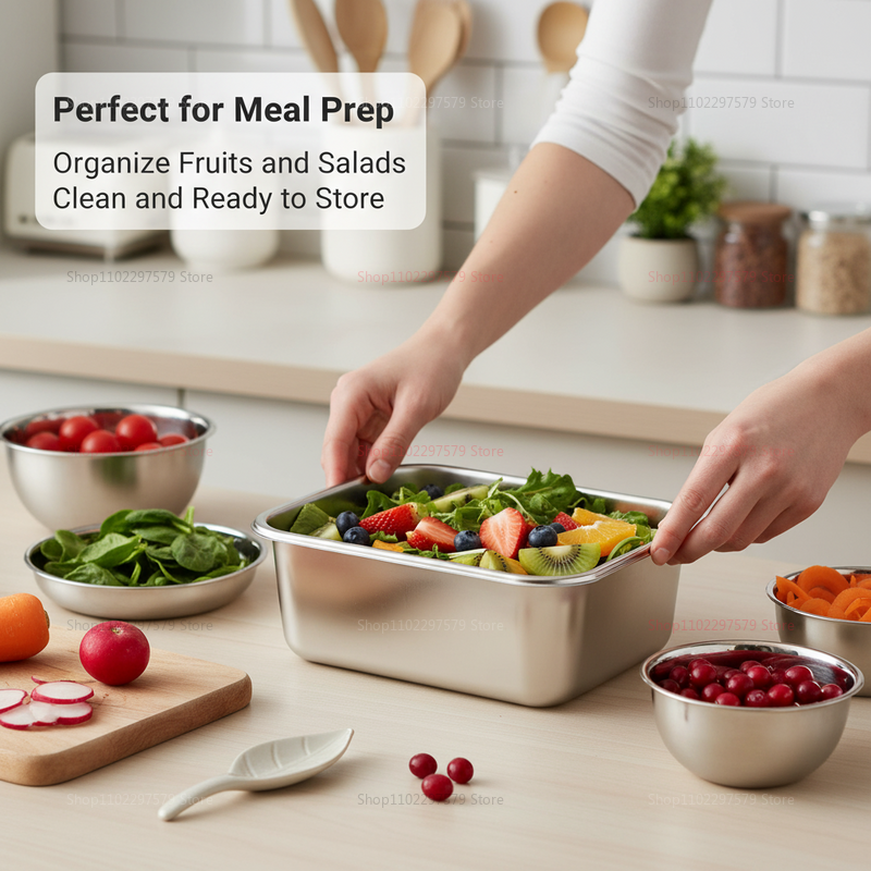 Plate Stainless Steel Food Con - مراجعة Food Storage Box Stainless Steel وسعره