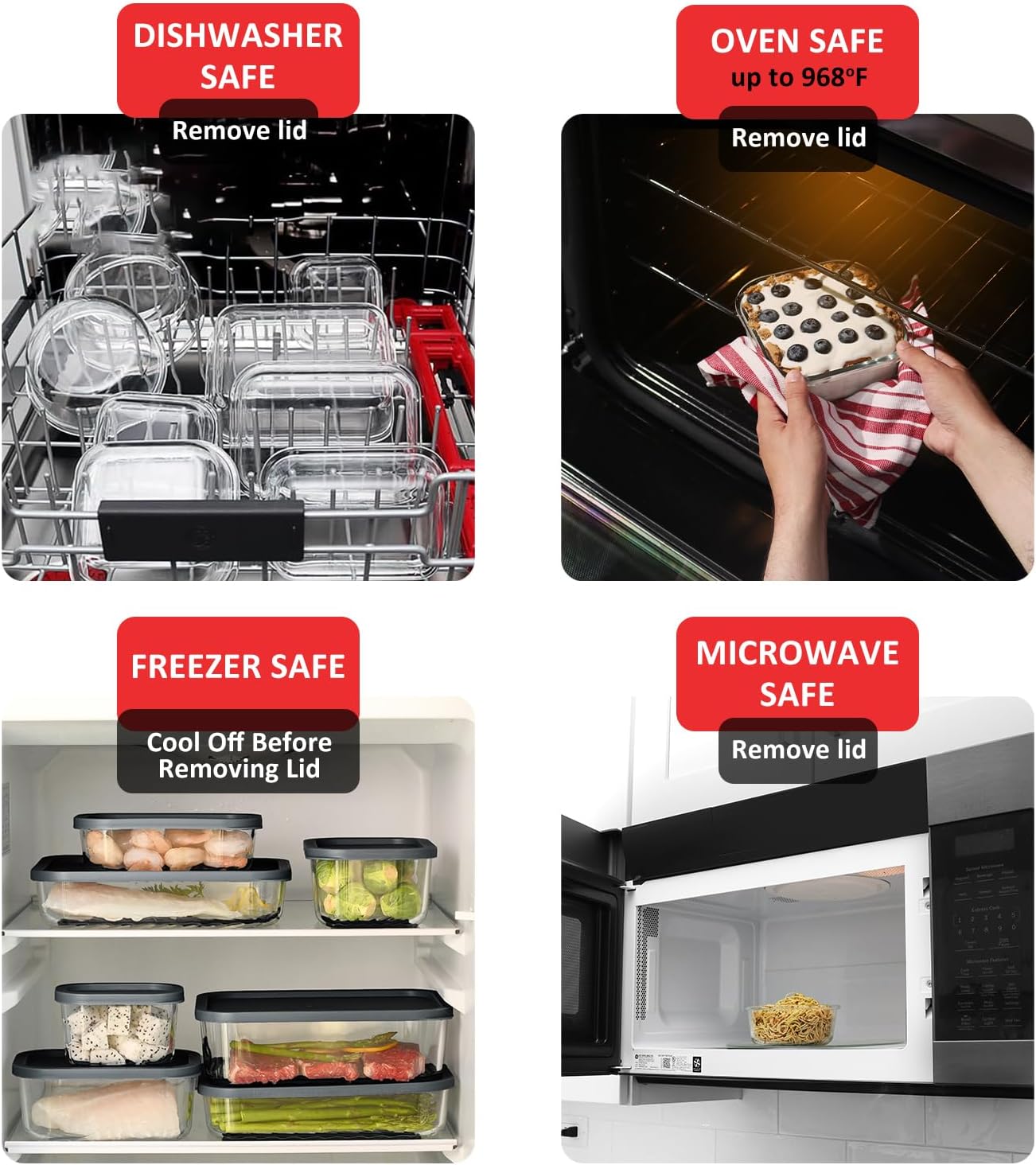 7 Pack Glass Meal Prep Contain - مراجعة Glass Meal Prep Container وسعره
