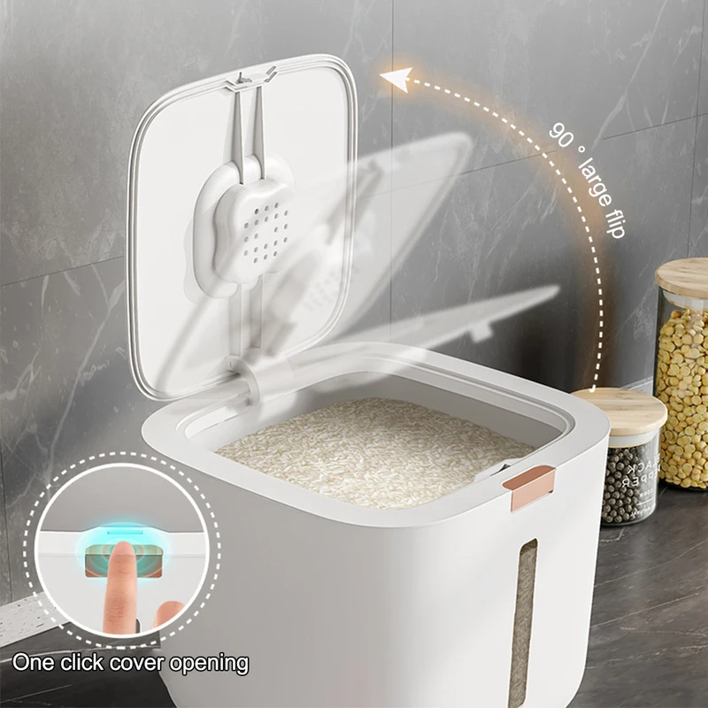 10KG Sealed Rice Storage Box I - مراجعة Food Storage Quart وسعره