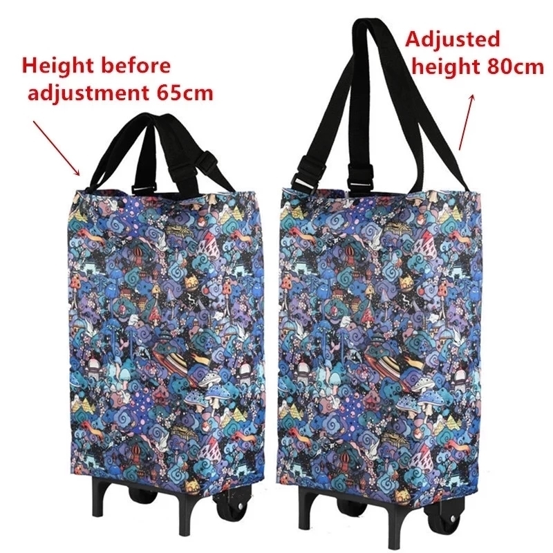 Folding Storage Bag High Capac - مراجعة Food Storage With Wheels وسعره