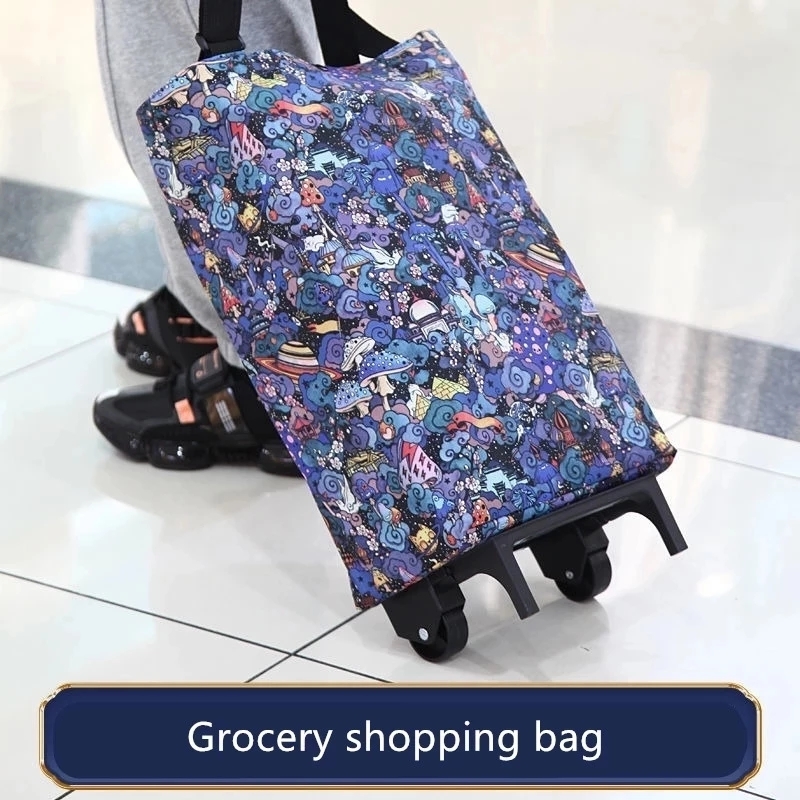 Folding Storage Bag High Capac - مراجعة Food Storage With Wheels وسعره
