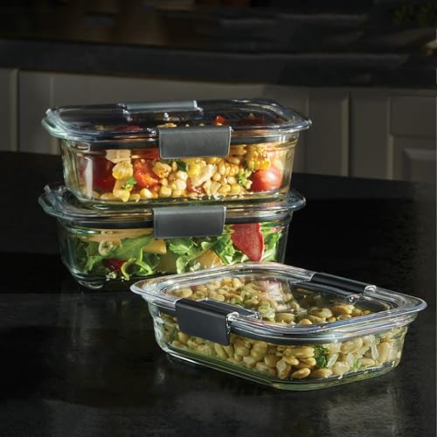 Brilliance Glass Food Storage  - مراجعة Glass Meal Prep Container وسعره