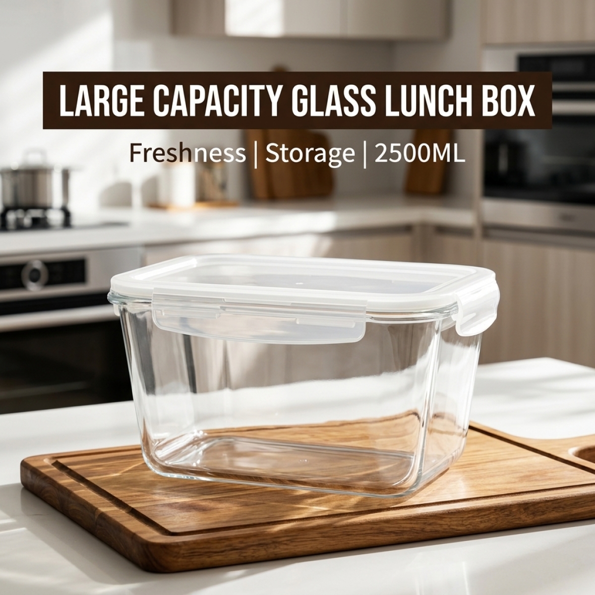 Large Capacity Borosilicate Gl - مراجعة Glass Meal Prep Container وسعره