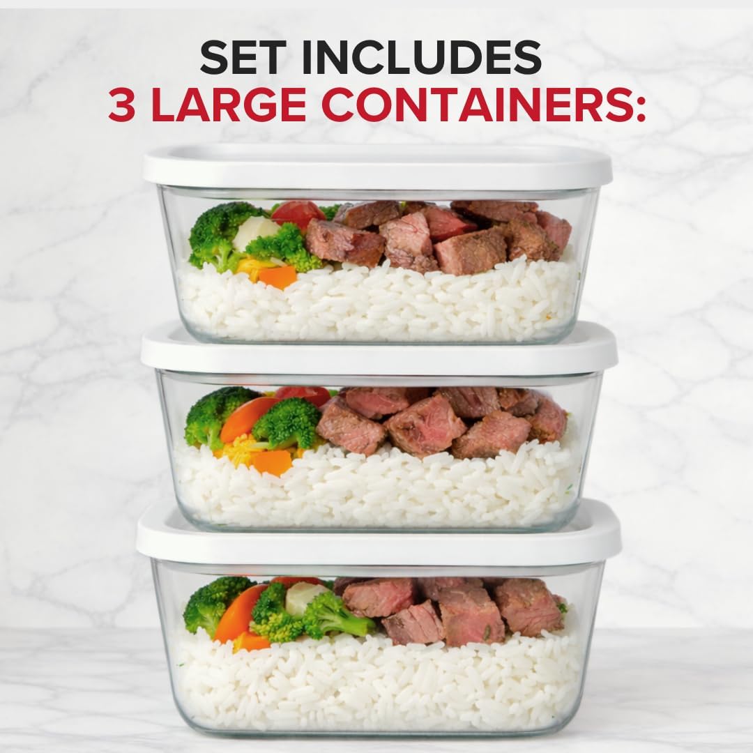 Vacuum Seal Glass Containers S - مراجعة Glass Meal Prep Container وسعره