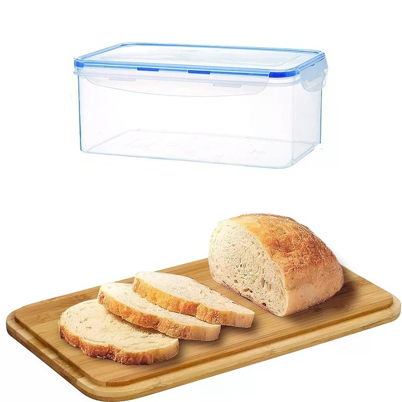 Plastic Bread Storage Box Airt - مراجعة Food Storage Quart وسعره