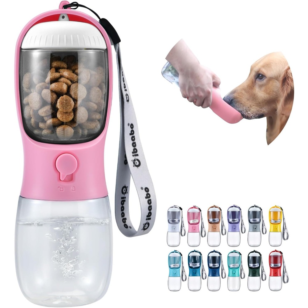 Dog Water Bottle with Food Con - مراجعة Food Storage Necessities وسعره