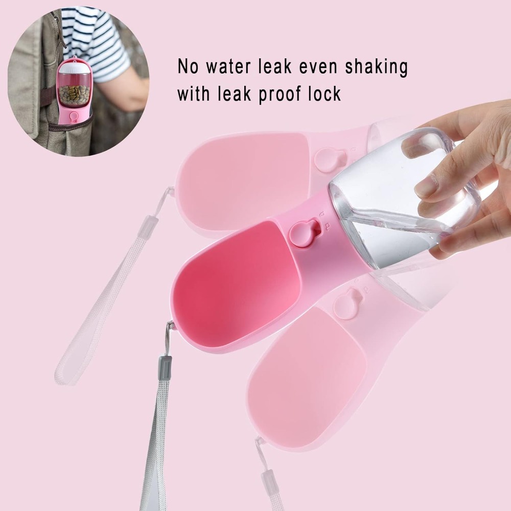 Dog Water Bottle with Food Con - مراجعة Food Storage Necessities وسعره