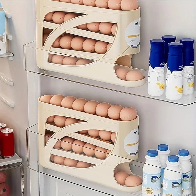 3 Tier Rolling Egg Storage Box - مراجعة Food Storage Quart وسعره