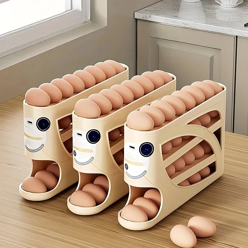 3 Tier Rolling Egg Storage Box - مراجعة Food Storage Quart وسعره