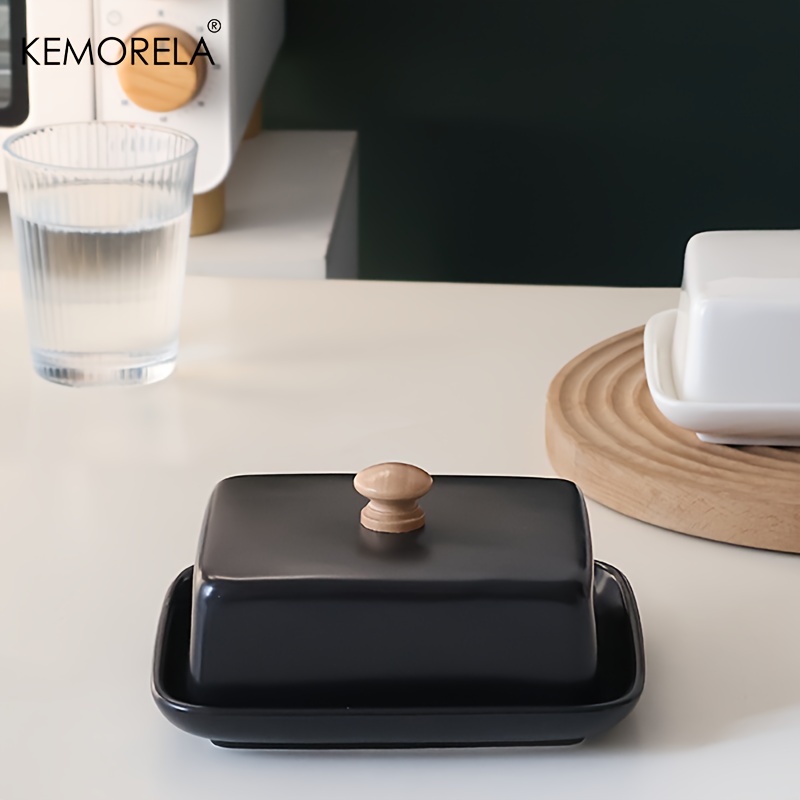 Ceramic Butter Dish with Lid R - مراجعة Food Storage Quart وسعره