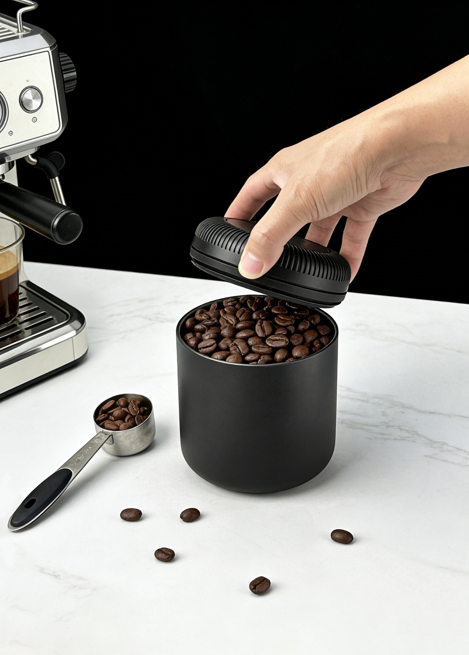 CAFEMASY Automatic Stainless S - مراجعة Food Storage Box Stainless Steel وسعره