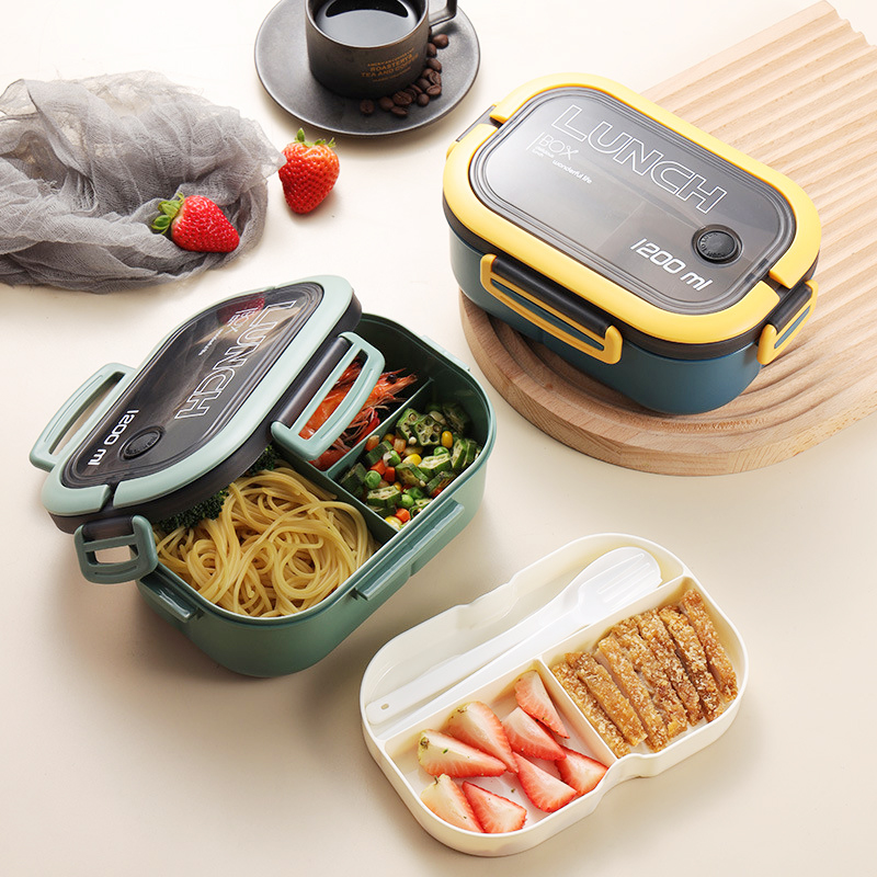 Single Double-layer Lunch Box  - مراجعة Food Storage Drawer Organizer وسعره