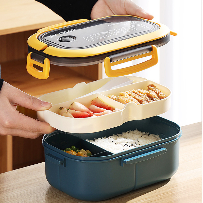 Single Double-layer Lunch Box  - مراجعة Food Storage Drawer Organizer وسعره