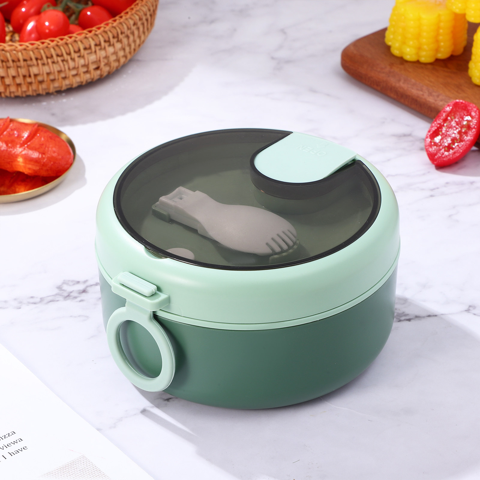 Stainless Steel Ramen Bowl Lar - مراجعة Stainless Lunch Box وسعره