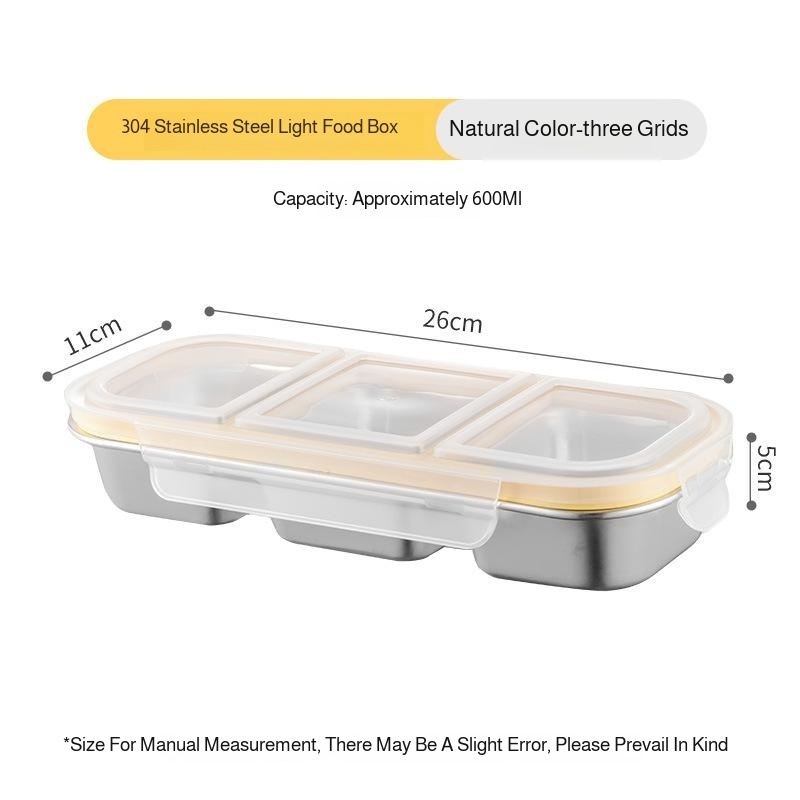 Student lunch box 304 stainles - مراجعة Stainless Lunch Box وسعره