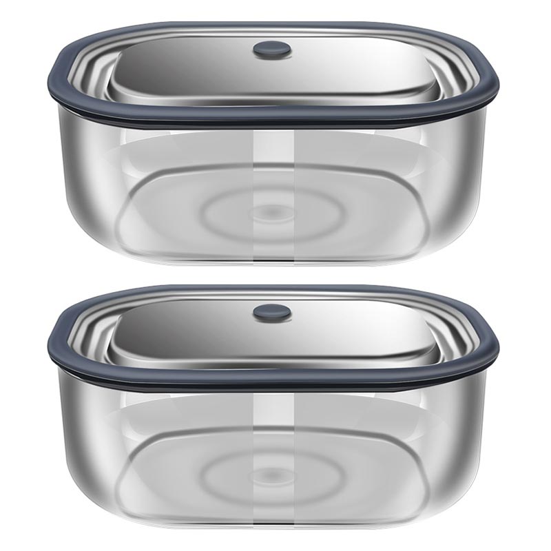 High Borosilicate Glass Rectan - مراجعة Food Storage Quart وسعره