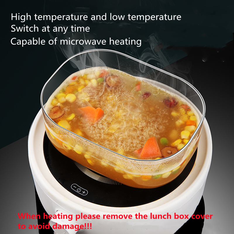 High Borosilicate Glass Rectan - مراجعة Food Storage Quart وسعره