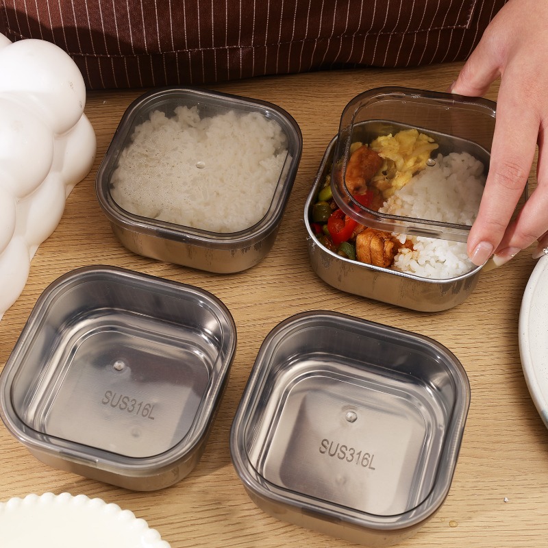 Stainless Steel Food Storage B - مراجعة Food Storage Box Stainless Steel وسعره
