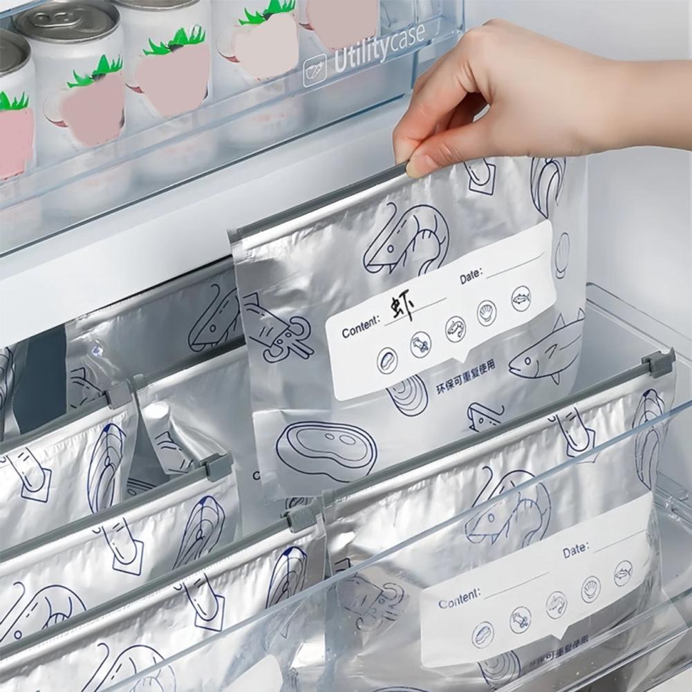 10/30Pcs Aluminum Foil Antibac - مراجعة Food Storage Zipper وسعره