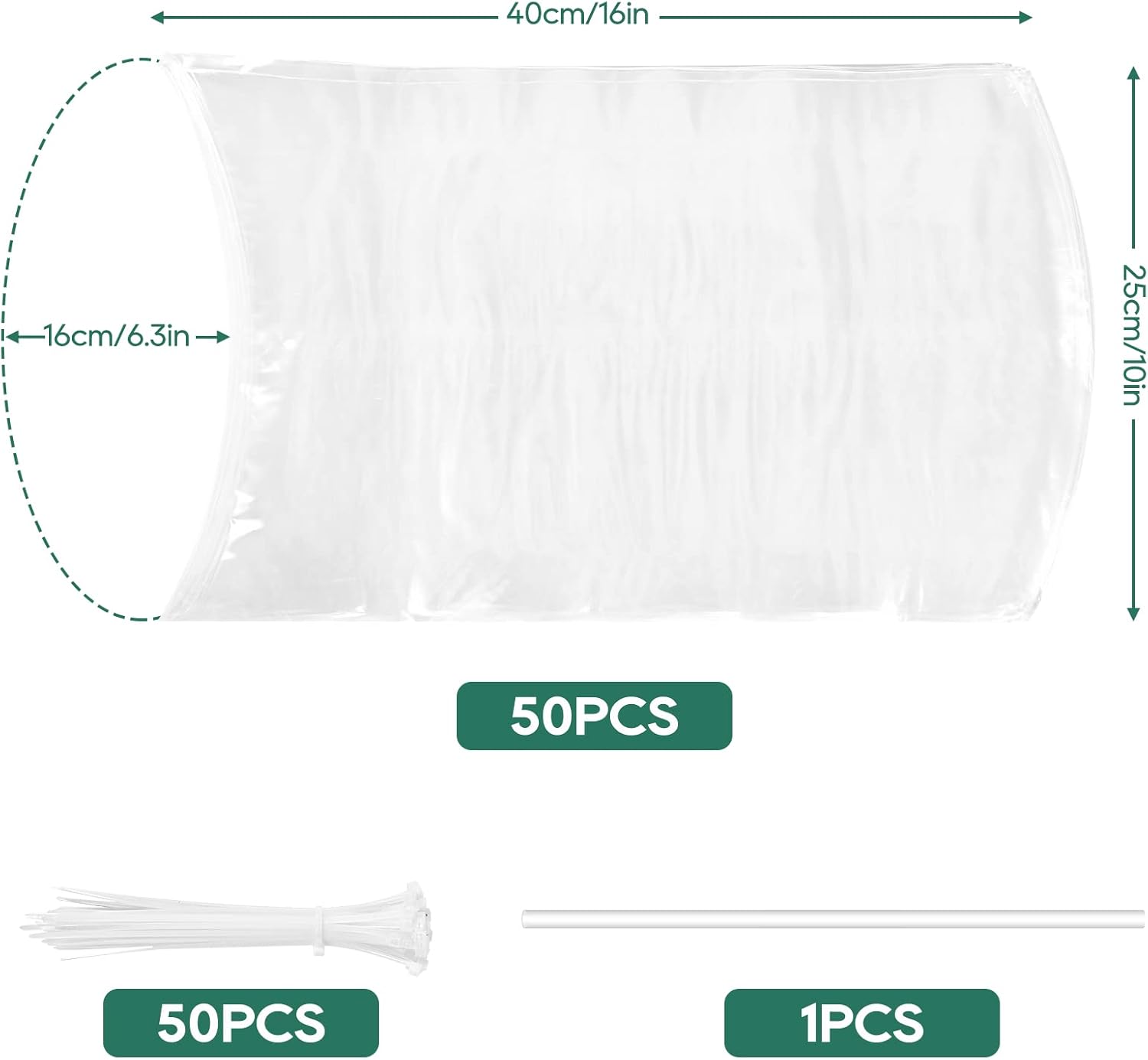 50 Poultry Shrink Bags 10x16in - مراجعة Food Storage Silicone Bags وسعره