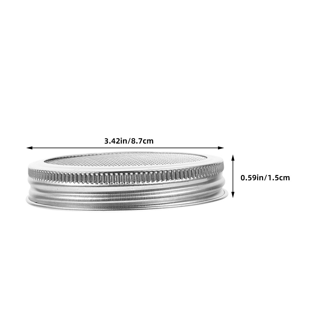 6Pcs Stainless Steel Sprouting - مراجعة Mason Jar Wide Mouth وسعره