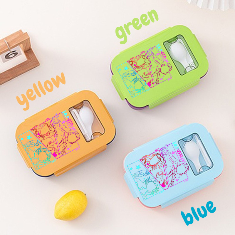 KPOP Demon Hunters  Lunch Box  - مراجعة Food Storage Lunch Box وسعره