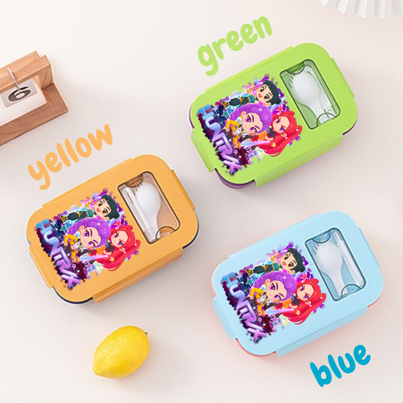 KPOP Demon Hunters  Lunch Box  - مراجعة Food Storage Lunch Box وسعره
