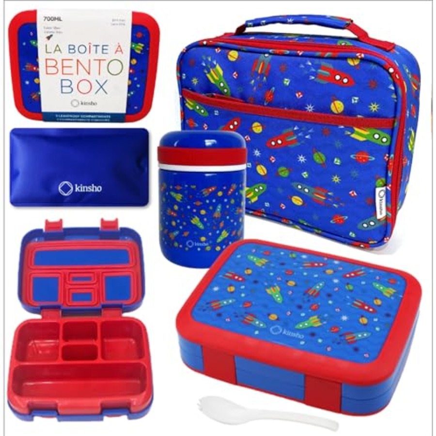 Bento Box with Thermo Stainles - مراجعة Stainless Lunch Box وسعره