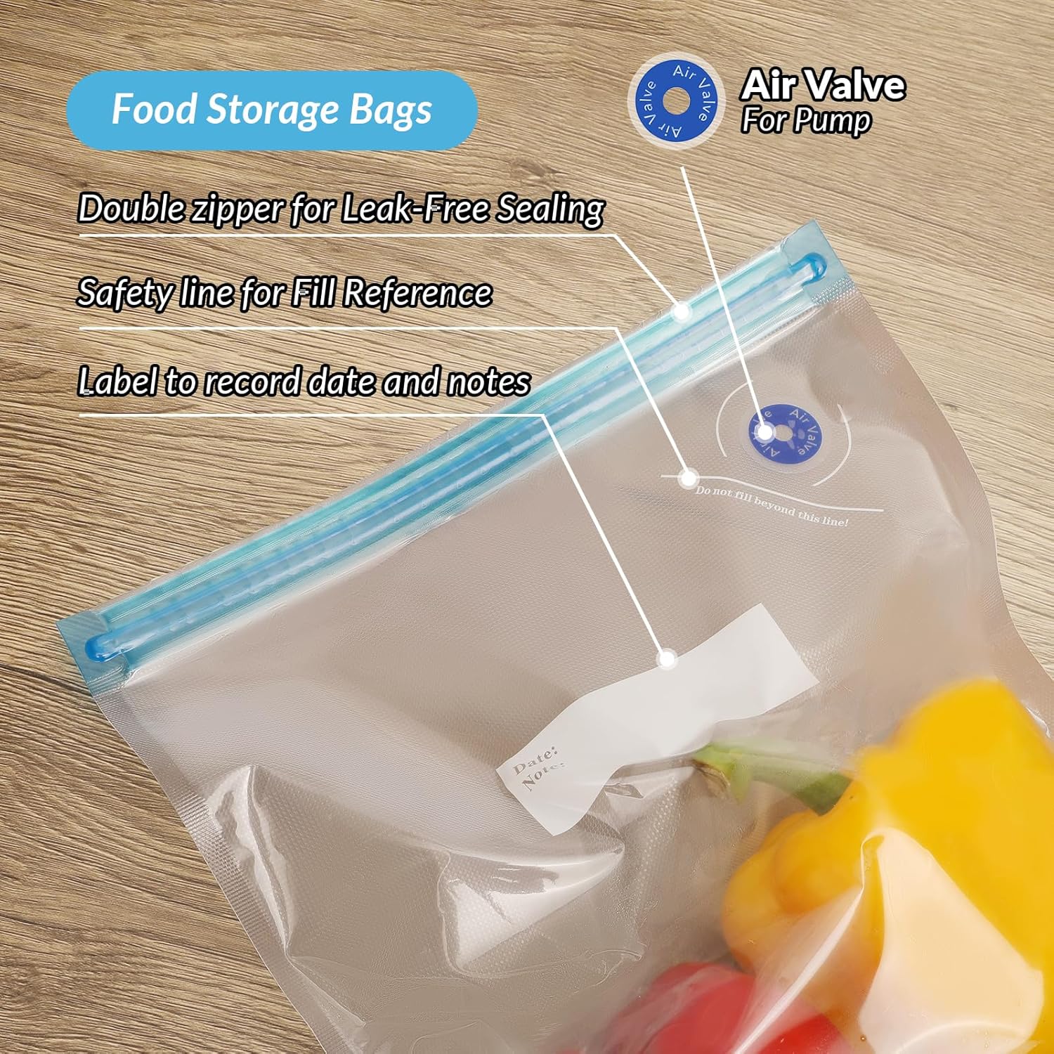 27Pcs Reusable Sous Vide Bags, - مراجعة Food Storage Zipper وسعره