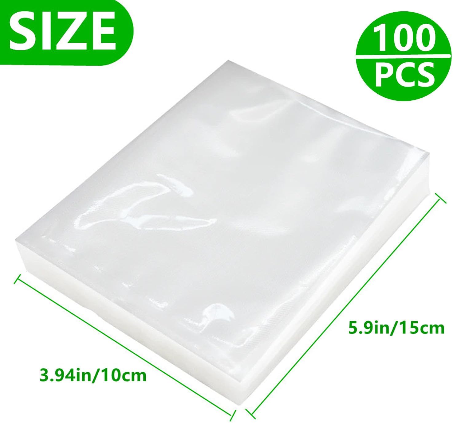 100 Quart Vacuum Sealer Bags,  - مراجعة Food Storage Quart وسعره