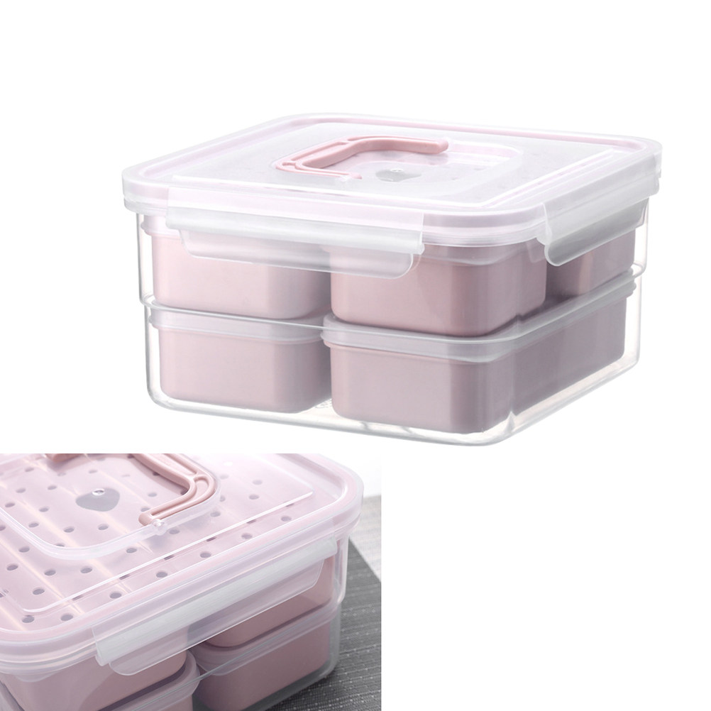6Pcs Food Storage Containers B - مراجعة Food Storage Lunch Box وسعره