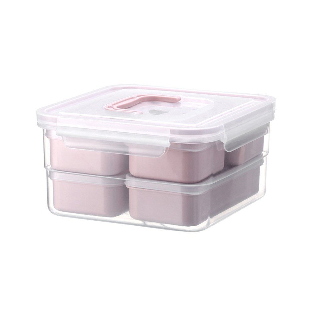 6Pcs Food Storage Containers B - مراجعة Food Storage Lunch Box وسعره